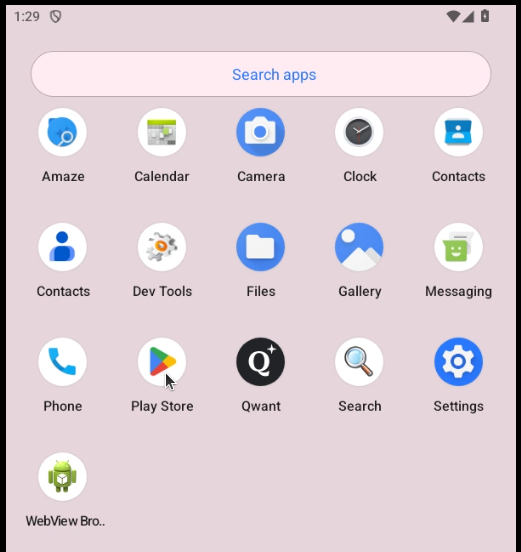 Google Play Store in Android App Drawer