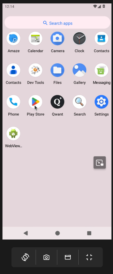 Google Play Store first launch